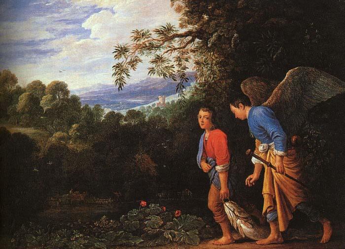 Adam Elsheimer Copy after the lost large Tobias and the Angel